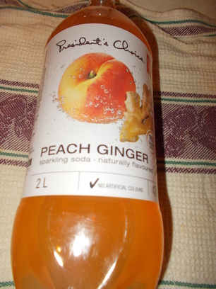 PC Peach Ginger Sparkling Soda - Two Girls and One Big Blog